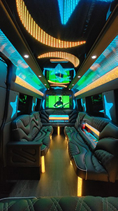 Sprinter Interior Blue and Yellow