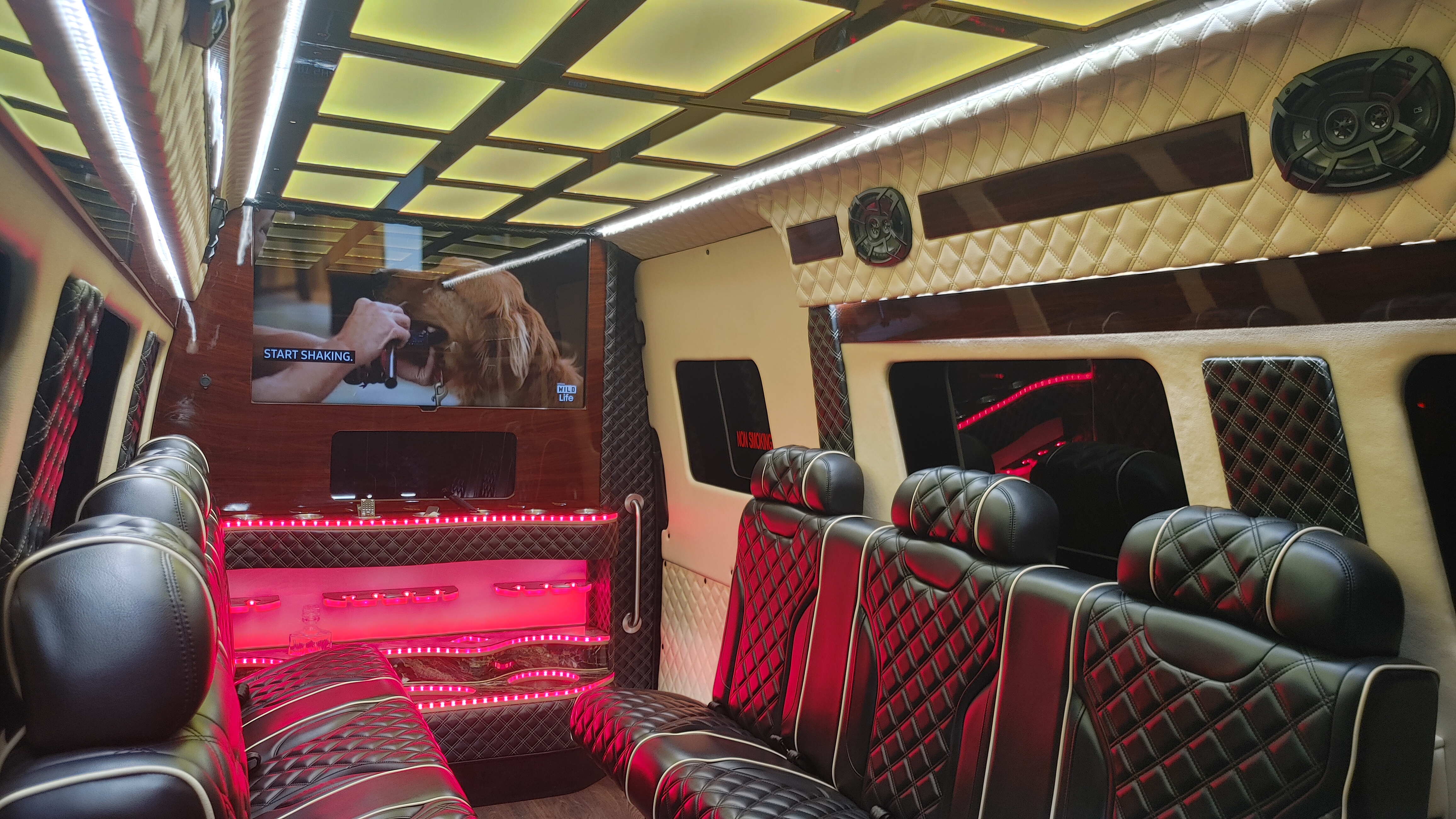 Mercedes-Benz Maybach Limo Bus Interior