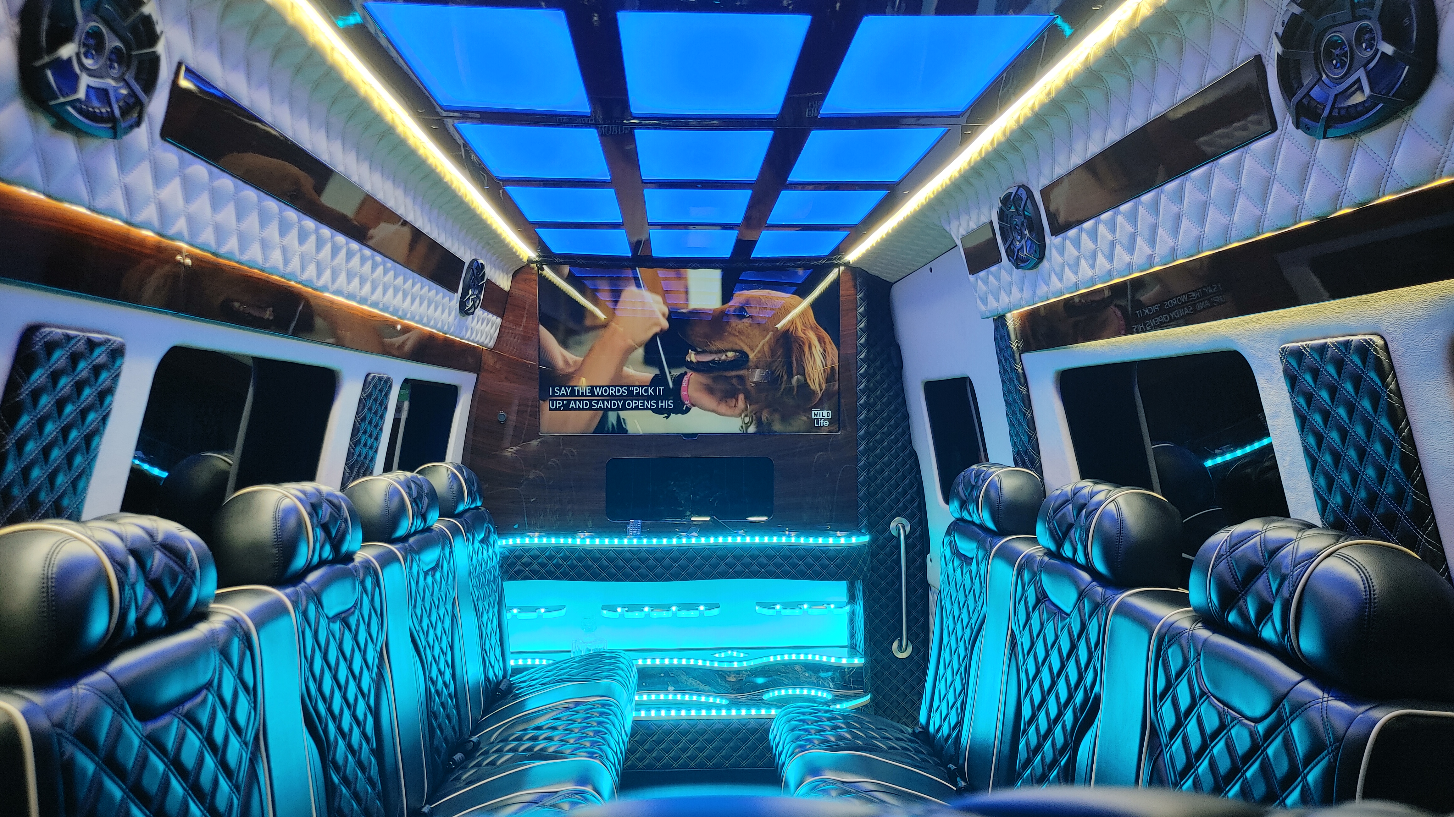 Mercedes-Benz Maybach Limo Bus Interior